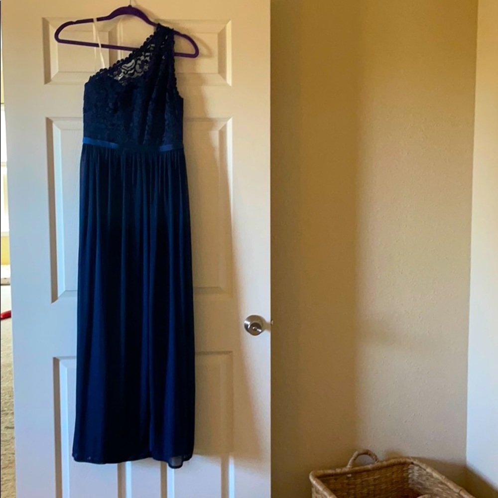 David’s bridal one should navy formal dress